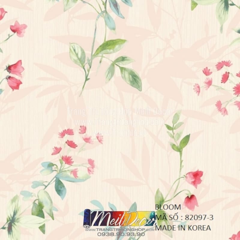 Giấy Dán Tường Hàn Quốc BLOOM 82097-3 2 Giấy Dán Tường Hàn Quốc BLOOM 82097-3