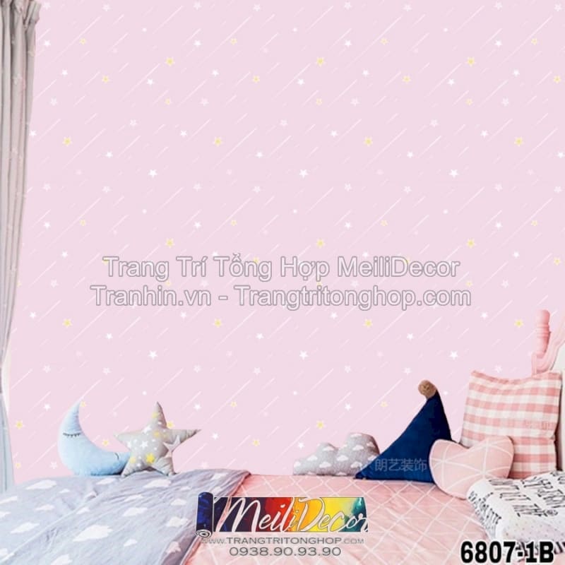Giấy Dán Tường Trung Quốc HAPPY STORY 6807-1B 1 Giấy Dán Tường Trung Quốc HAPPY STORY 6807-1B