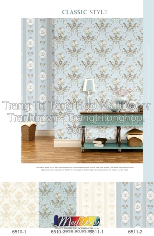 Giấy Dán Tường Trung Quốc HOT STYLE II 6511-2 1 Giấy Dán Tường Trung Quốc HOT STYLE II 6511-2