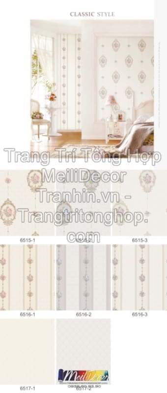 Giấy Dán Tường Trung Quốc HOT STYLE II 6515-3 1 Giấy Dán Tường Trung Quốc HOT STYLE II 6515-3