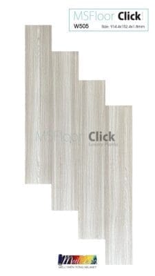 Sàn Nhựa MS Floor W-505 2.0mm Mã S&W (Keo Sẵn) 4 Sàn Nhựa MS Floor W-505 2.0mm