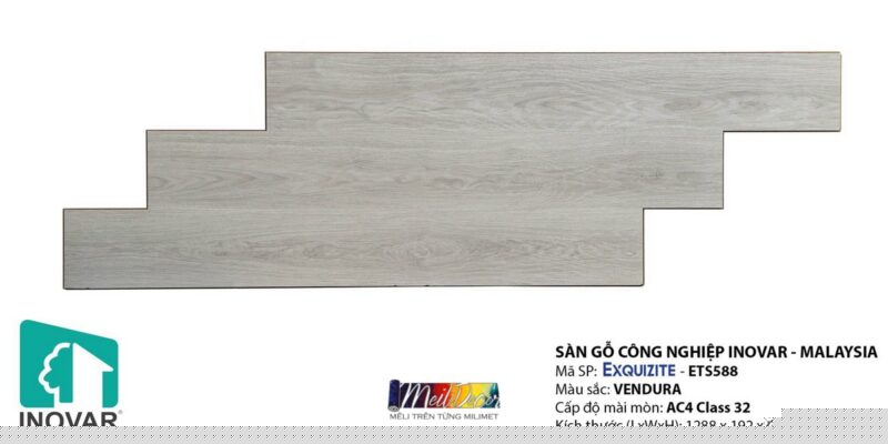 Sàn Gỗ Công Nghiệp INNOVAR ETS558 8.0mm Malaysia