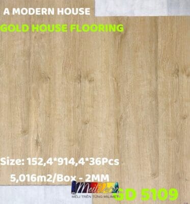 Sàn Nhựa Gold House GD5109