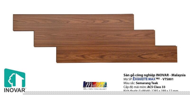 Sàn Gỗ Công Nghiệp INNOVAR VTS801 12.0mm Malaysia 4 Sàn Gỗ Công Nghiệp INNOVAR VTS801 12.0mm Malaysia