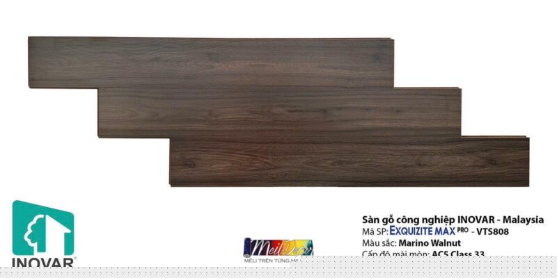 Sàn Gỗ Công Nghiệp INNOVAR VTS808 12.0mm Malaysia