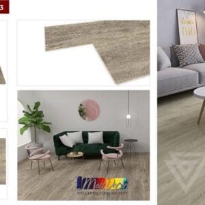 Sàn SPC Royal Crystal RCFW104-3 6.5mm Đế Cao Su