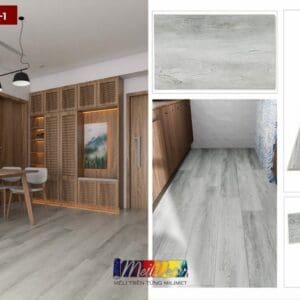 Sàn SPC Royal Crystal RCFW105-1 6.5mm Đế Cao Su