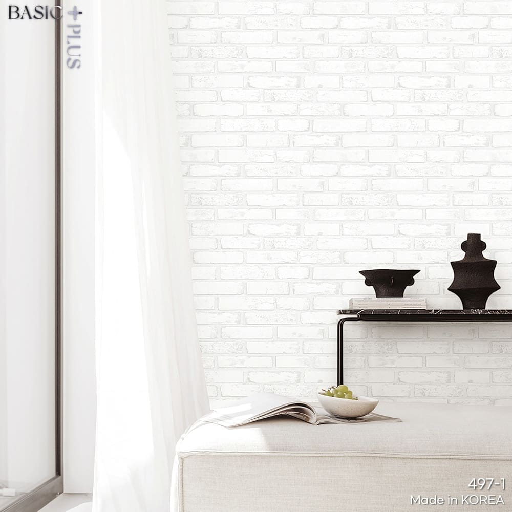 Giấy Dán Tường Hàn Quốc BASIC Plus 497-1(54428-2)