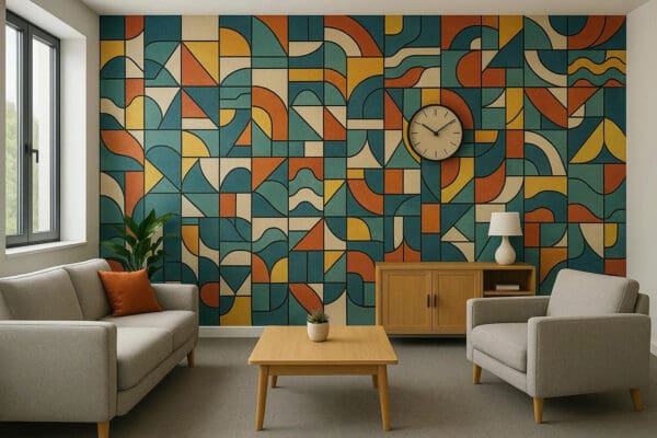 giay dan tuong van phong nghe thuat