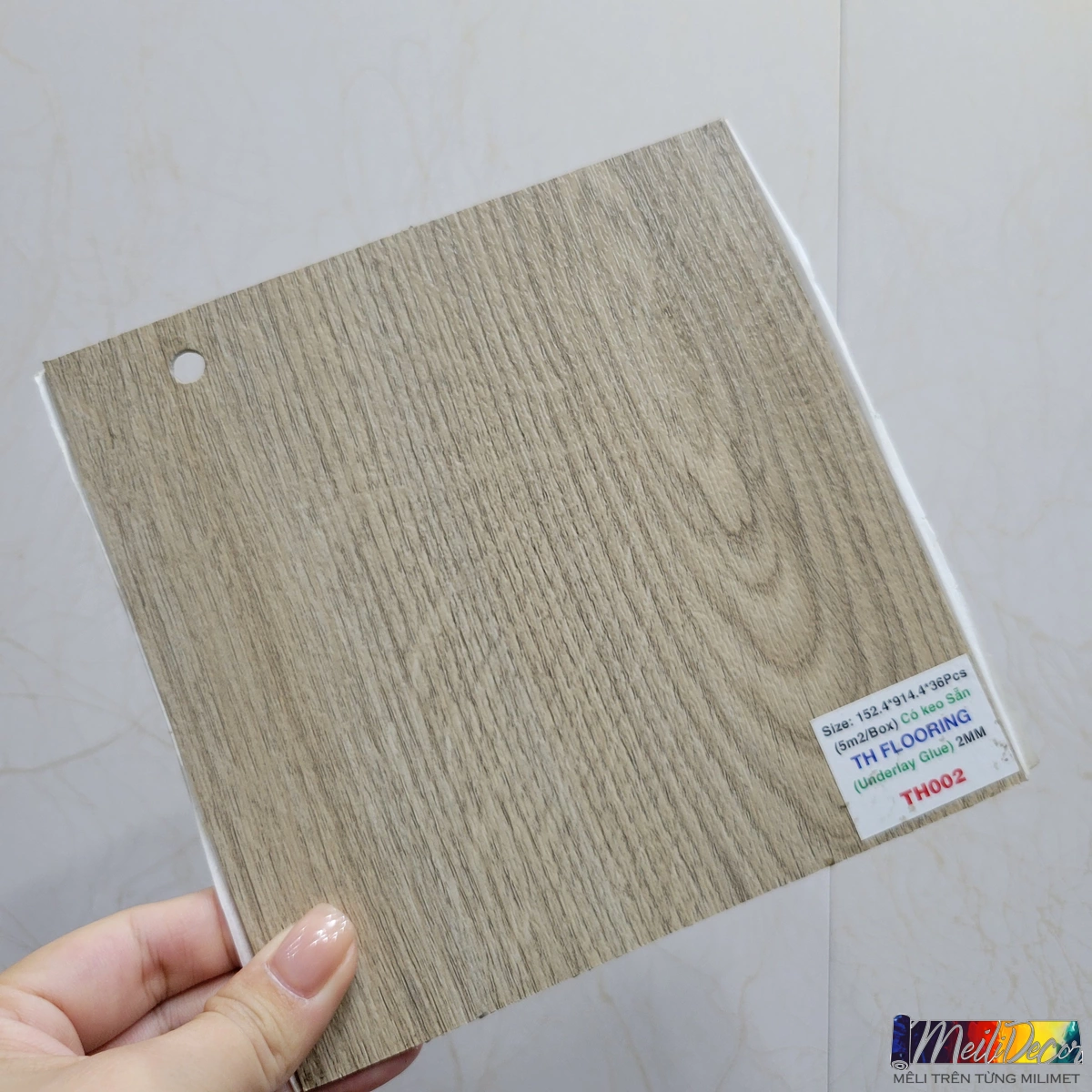 Sàn Nhựa Vinyl TH002 TH Floor 2.0mm (Keo Sẵn) 1 Sàn Nhựa Vinyl TH002 TH Floor 2.0mm (Keo Sẵn)