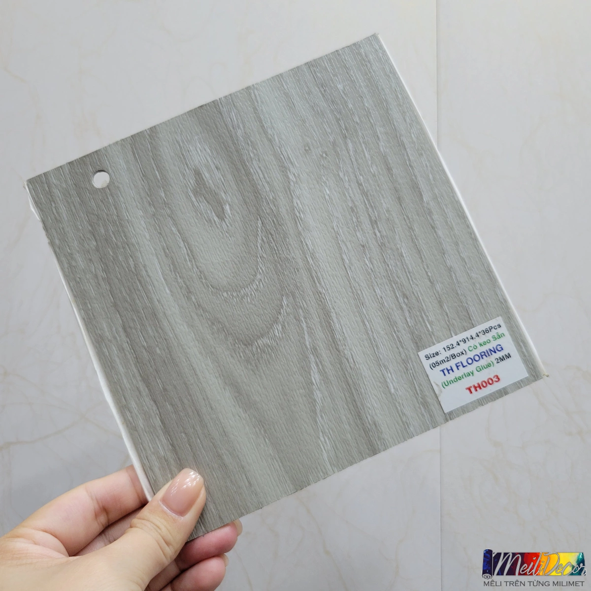 Sàn Nhựa Vinyl TH003 TH Floor 2.0mm (Keo Sẵn) 1 Sàn Nhựa Vinyl TH003 TH Floor 2.0mm (Keo Sẵn)