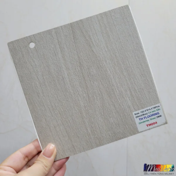 Sàn Nhựa Vinyl TH004 TH Floor 2.0mm (Keo Sẵn) 4 Sàn Nhựa Vinyl TH004 TH Floor 2.0mm (Keo Sẵn)