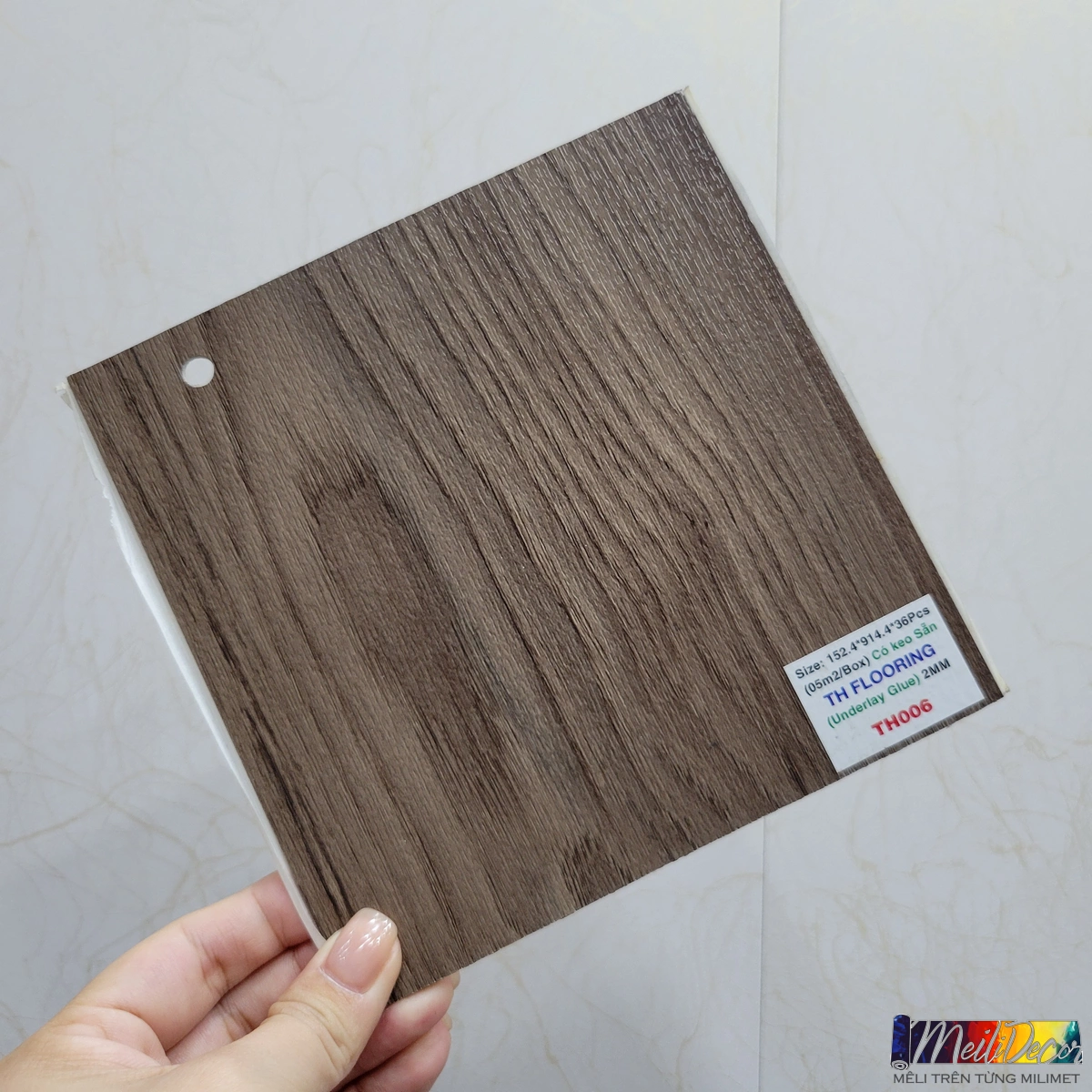 Sàn Nhựa Vinyl TH006 TH Floor 2.0mm (Keo Sẵn) 1 Sàn Nhựa Vinyl TH006 TH Floor 2.0mm (Keo Sẵn)