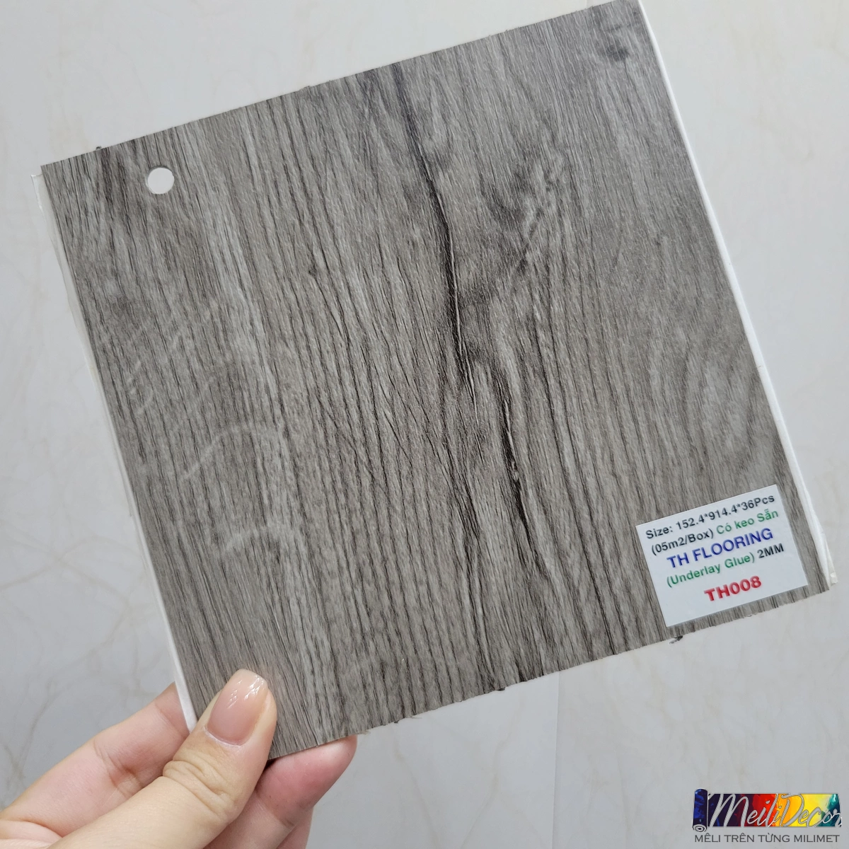 Sàn Nhựa Vinyl TH008 TH Floor 2.0mm (Keo Sẵn) 1 Sàn Nhựa Vinyl TH008 TH Floor 2.0mm (Keo Sẵn)
