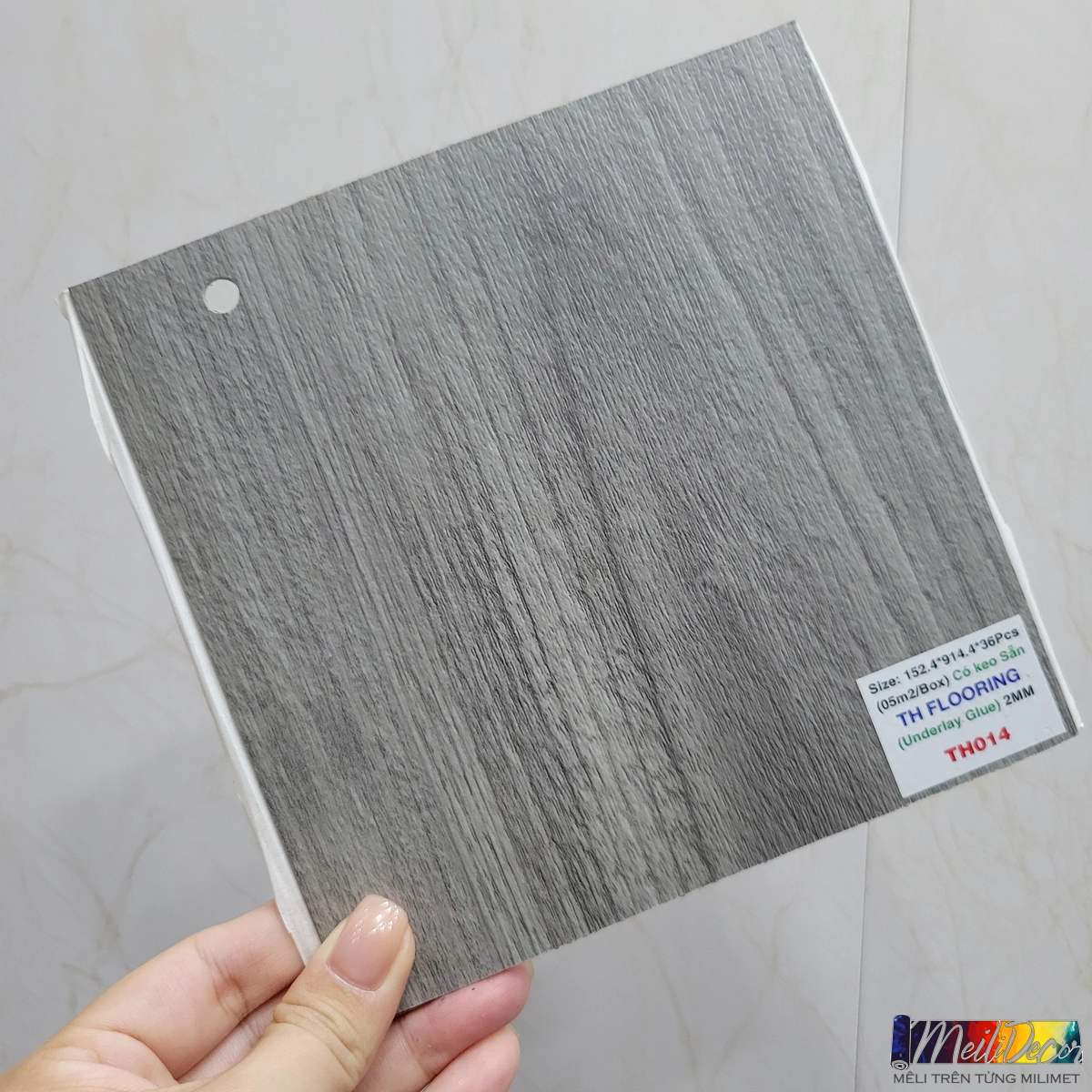 Sàn Nhựa Vinyl TH014 TH Floor 2.0mm (Keo Sẵn) 1 Sàn Nhựa Vinyl TH014 TH Floor 2.0mm (Keo Sẵn)