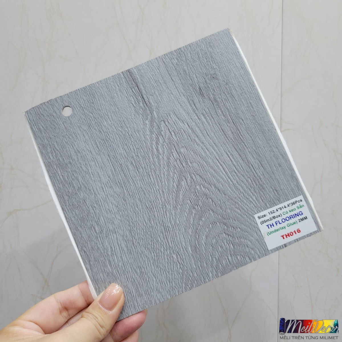 Sàn Nhựa Vinyl TH016 TH Floor 2.0mm (Keo Sẵn) 1 Sàn Nhựa Vinyl TH016 TH Floor 2.0mm (Keo Sẵn)