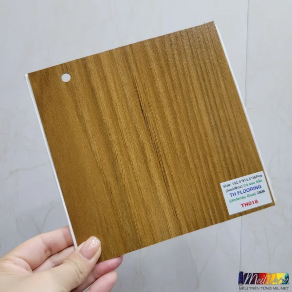 Sàn Nhựa Vinyl TH018 TH Floor 2.0mm (Keo Sẵn) 4 Sàn Nhựa Vinyl TH018 TH Floor 2.0mm (Keo Sẵn)