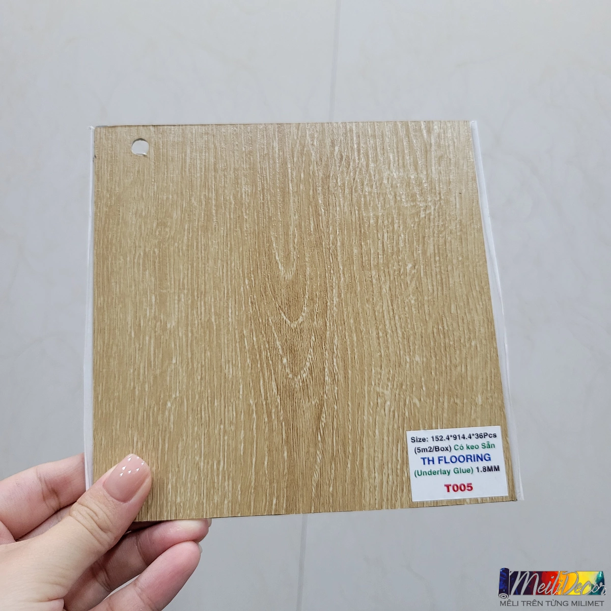 Sàn Nhựa TH FLOORING 1.8mm T005 Keo Sẵn 1 Sàn Nhựa TH FLOORING 1.8mm T005 Keo Sẵn