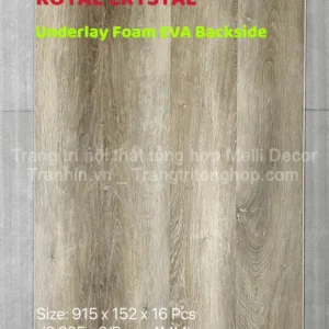 Sàn SPC Royal Crystal 4.0mm Đế Cao Su RCFW 106-1