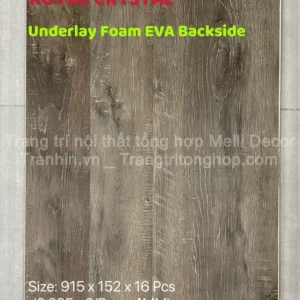 Sàn SPC Royal Crystal 4.0mm Đế Cao Su RCFW 109-2