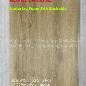 Sàn SPC Royal Crystal 4.0mm Đế Cao Su RCFW 132-1
