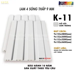 Tấm Ốp Lam 4 Sóng Thấp KATA K11