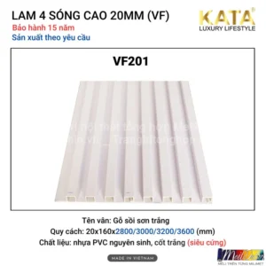 Tấm Ốp Lam 4 Sóng KATA VF201 Siêu Cứng
