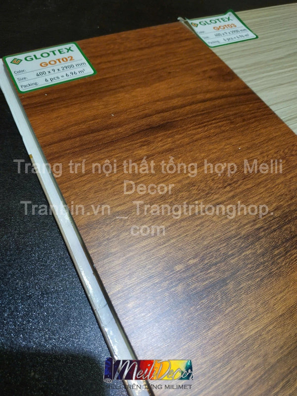 Tấm Ốp Nhựa Nano Glotex GOT02 1 Tấm Ốp Nhựa Nano Glotex GOT02
