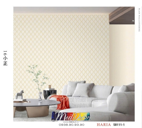 Giấy Dán Tường Trung Quốc HARIA 58111-1 1 Giấy Dán Tường Trung Quốc HARIA 58111-1