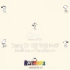 Giay Dan Tuong PEANUTS KOREA 83204 2