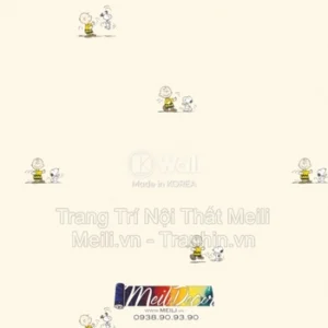 Giấy Dán Tường Hàn Quốc PEANUTS 83205-2