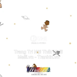 Giấy Dán Tường Hàn Quốc PEANUTS 83214-1