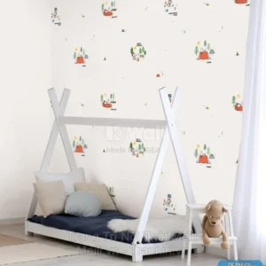 Giấy Dán Tường Hàn Quốc PEANUTS 83209-1