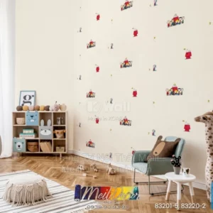 Giấy Dán Tường Hàn Quốc PEANUTS 83220-2