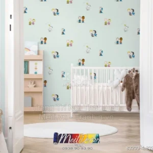 Giấy Dán Tường Hàn Quốc PEANUTS 83217-3