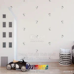 Giấy Dán Tường Hàn Quốc PEANUTS 83204-4