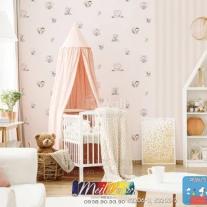 Giấy Dán Tường Hàn Quốc PEANUTS 83203-2