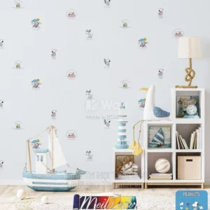 Giấy Dán Tường Hàn Quốc PEANUTS 83207-3