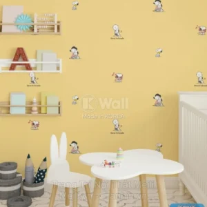 Giấy Dán Tường Hàn Quốc PEANUTS 83211-2