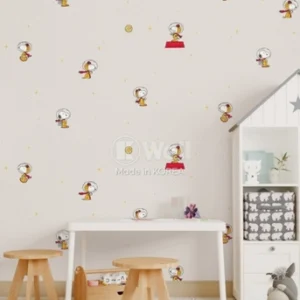 Giấy Dán Tường Hàn Quốc PEANUTS 83213-3