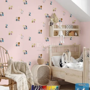 Giấy Dán Tường Hàn Quốc PEANUTS 83217-2