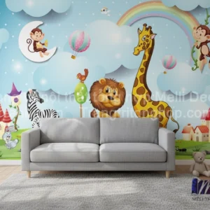 Tranh Dán Tường Cho Phòng Bé, Trẻ Em Ngộ Nghĩnh Dễ Thương ML88420016