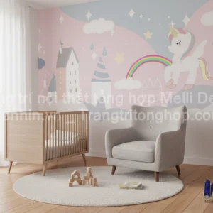 Tranh Dán Tường Cho Phòng Bé, Trẻ Em Ngộ Nghĩnh Dễ Thương ML88420024