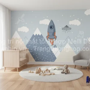 Tranh Dán Tường Cho Phòng Bé, Trẻ Em Ngộ Nghĩnh Dễ Thương ML88420025