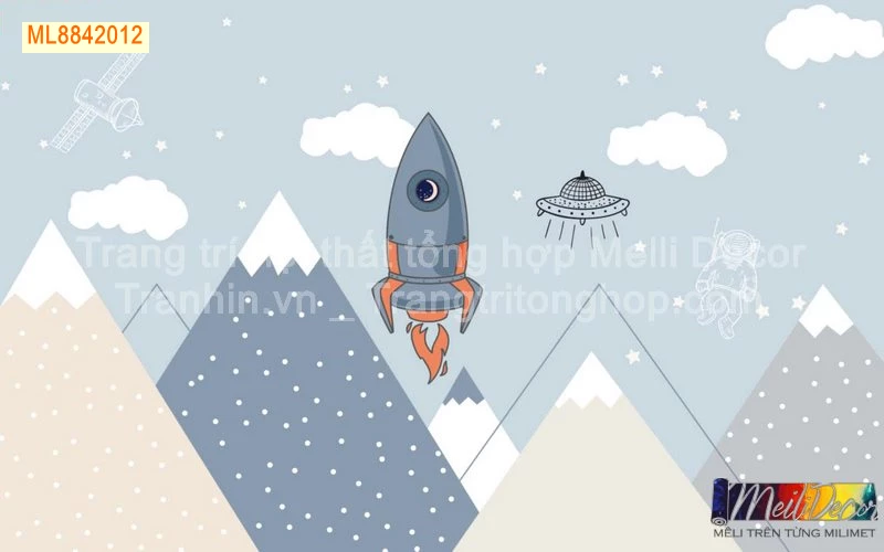 Tranh Dán Tường Cho Phòng Bé, Trẻ Em Ngộ Nghĩnh Dễ Thương ML88420025 2 Tranh Dán Tường Cho Phòng Bé, Trẻ Em Ngộ Nghĩnh Dễ Thương ML88420025