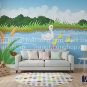 Tranh Dán Tường Cho Phòng Bé, Trẻ Em Nhân Vật Hoạt Hình ML88410003