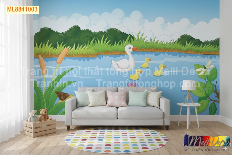 Tranh Dán Tường Cho Phòng Bé, Trẻ Em Nhân Vật Hoạt Hình ML88410003 1 Tranh Dán Tường Cho Phòng Bé, Trẻ Em Nhân Vật Hoạt Hình ML88410003