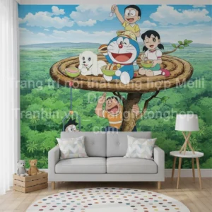 Tranh Dán Tường Cho Phòng Bé, Trẻ Em Nhân Vật Hoạt Hình ML88410004