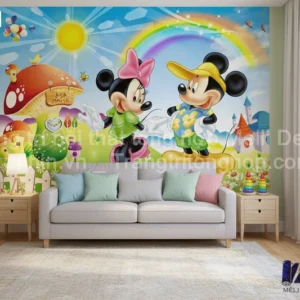 Tranh Dán Tường Cho Phòng Bé, Trẻ Em Nhân Vật Hoạt Hình ML88410009