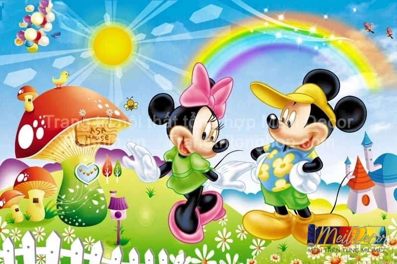 Tranh Dán Tường Cho Phòng Bé, Trẻ Em Nhân Vật Hoạt Hình ML88410009 2 Tranh Dán Tường Cho Phòng Bé, Trẻ Em Nhân Vật Hoạt Hình ML88410009